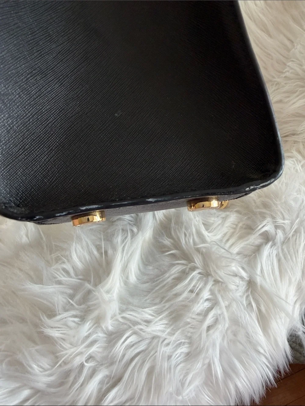 Michael Kors Dillon Black Saffiano Leather Satchel Bag